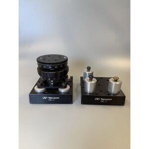2x Optical Rail PRC-3 With Vertical Stage with Rotary Platform